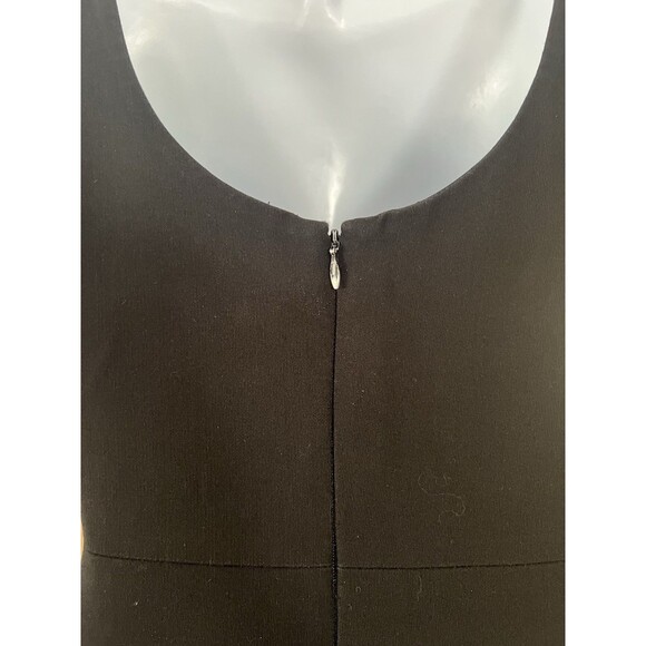 CINQ a SEPT Black V-Neck Sweetheart High Low Asymmetric Mermaid Maxi Gown 0 - Picture 13 of 13